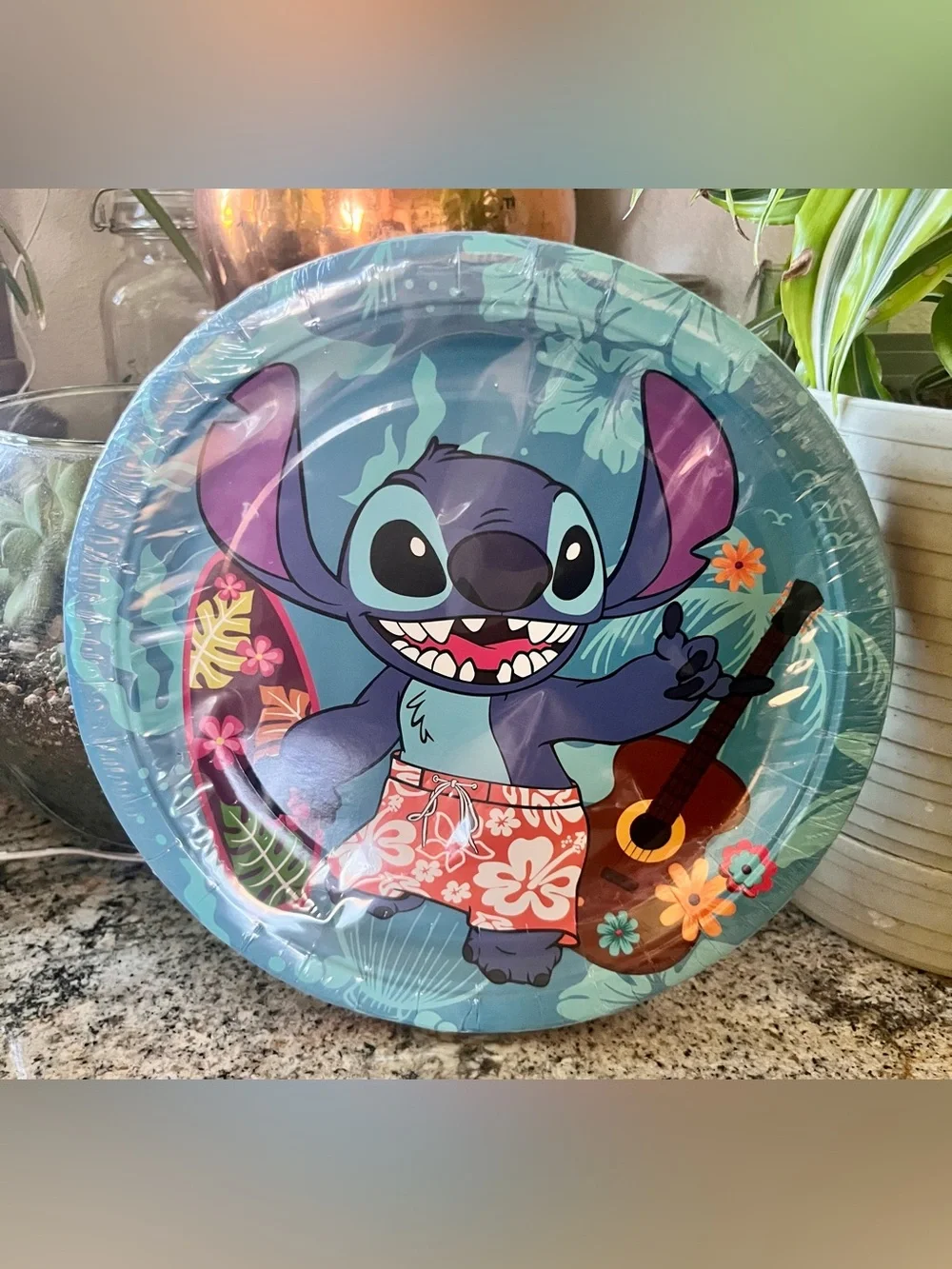 Lilo & Stitch Party Paper Plates, Cups & Napkins - Colorful Kids Party Set